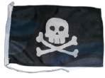 Banderas de tela pintada. Pirata.