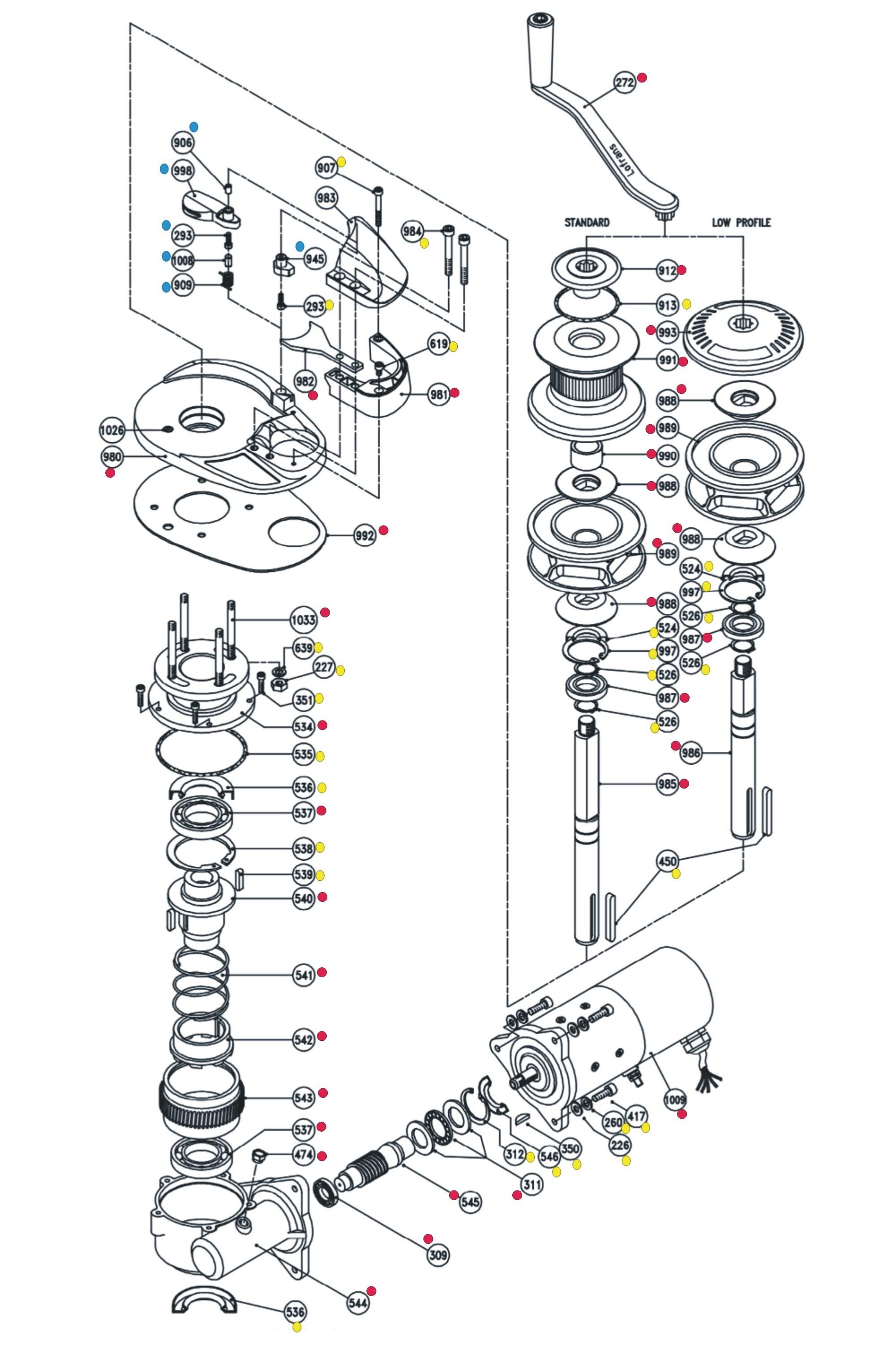 Lofrans P1500 Spare Parts