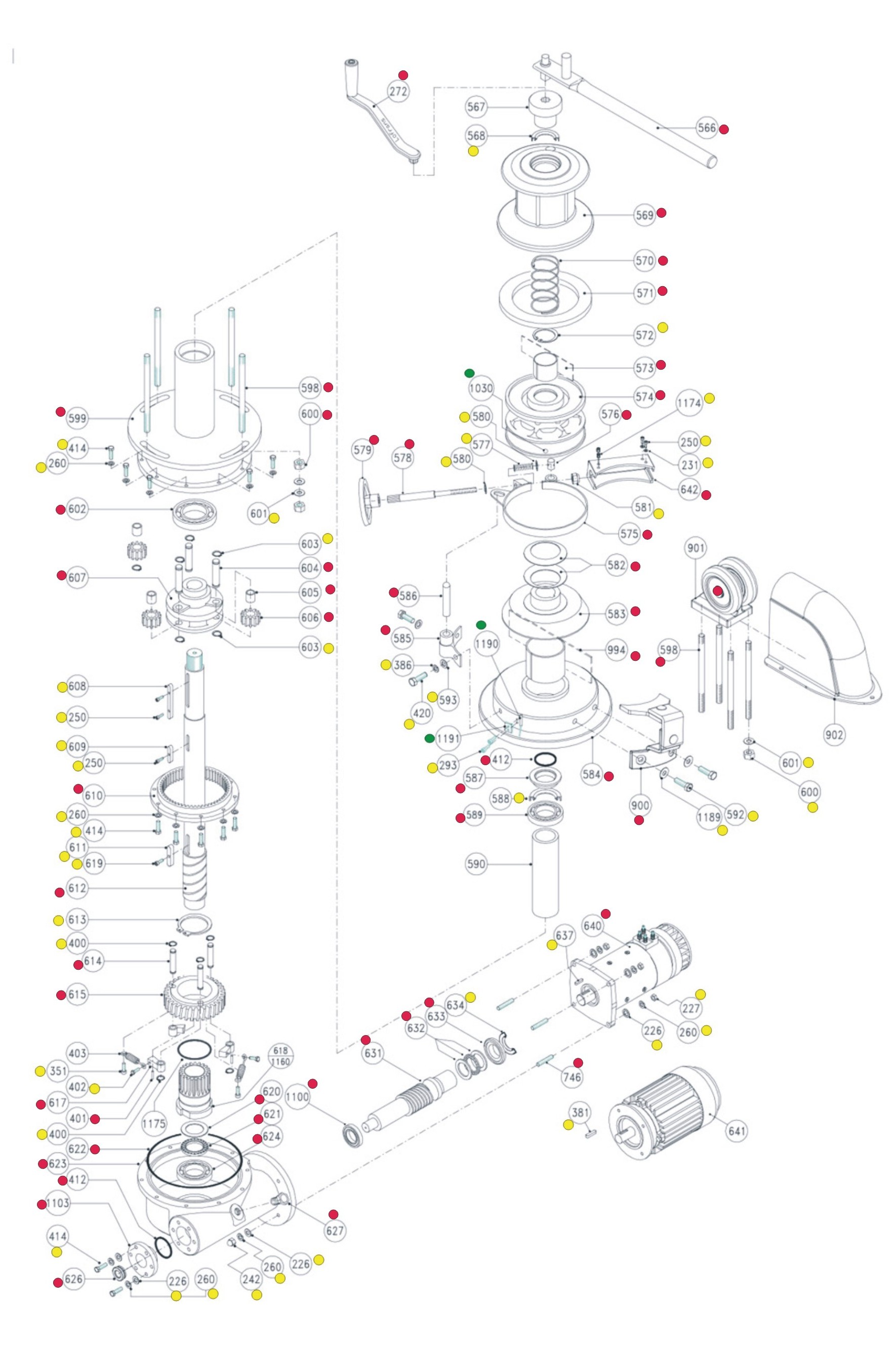 Lofrans Ercole Vertical Spares