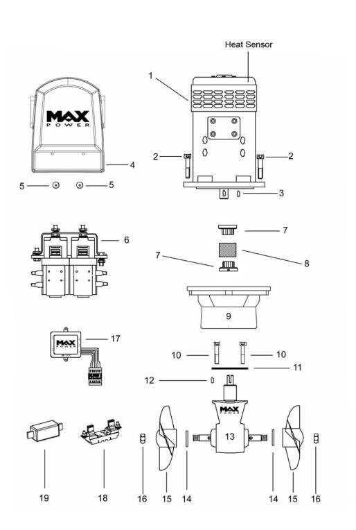 Max-Power CT225 Spare parts